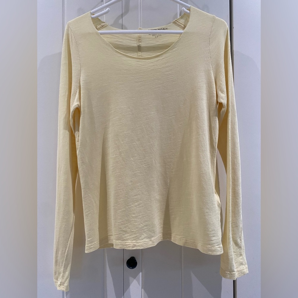Banana Republic ‘Cozy Slub’ long-sleeved top